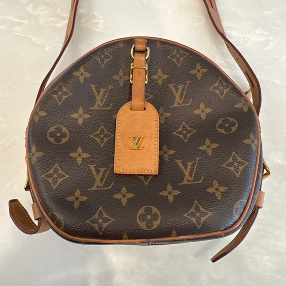 LOUIS VUITTON MONOGRAM BOITE CHAPEAU SOUPLE MM CROSSBODY BAG SHOULDER BAG ROUND - Picture 1 of 6